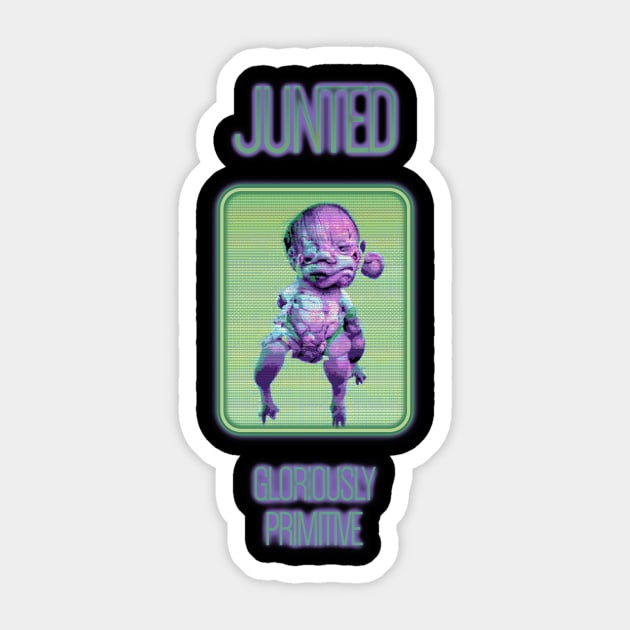 junted space child Sticker by oktored